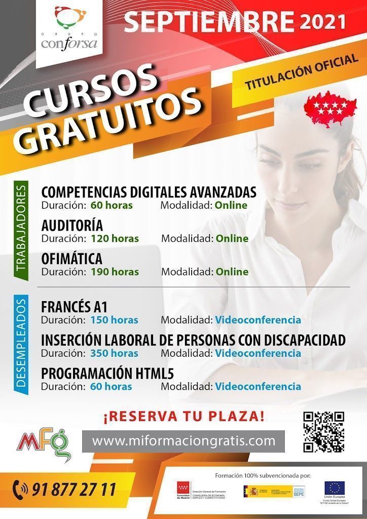 CURSOS GRATUITOS PARA TRABAJADORES Y DESEMPLEADOS - Desarrollo local